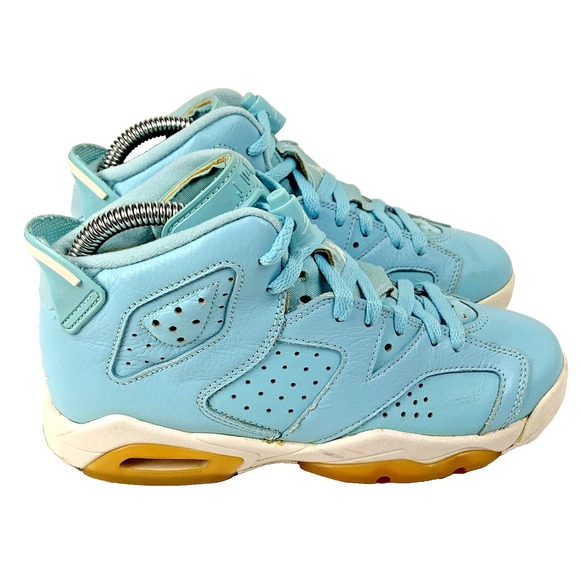 Air Jordan Other - Nike Air Jordan 6 Girls Size 4Y 4 Y Retro Pantone GS Light Blue Child Youth